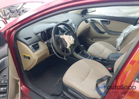2014 Hyundai Elantra Se z USA, uszkodzony, nr VIN 5NPDH4AE8EH505502